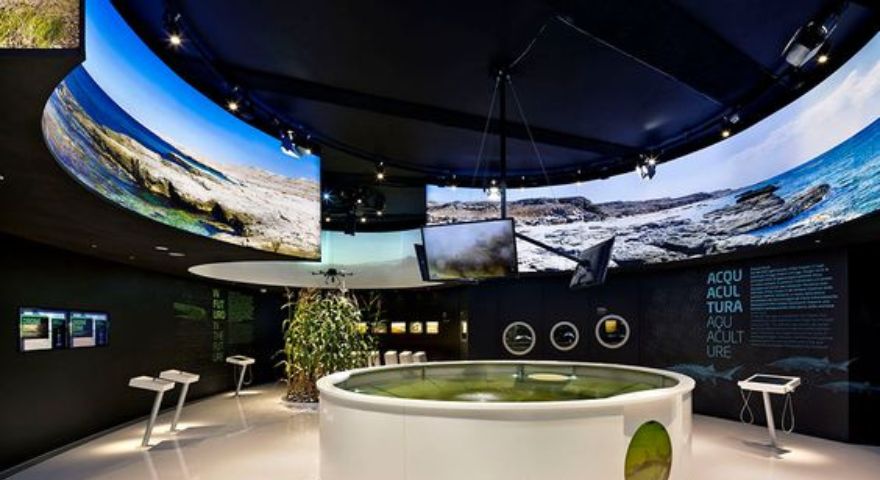 creative led display application hotel